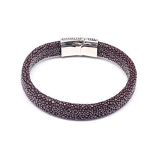 Load image into Gallery viewer, STEEL  LEATHER BRACELET | STB456 - Zawadis.com
