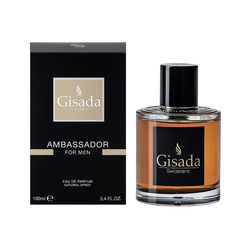 thumbnail image 2 of Gisada Ambassador Eau De Parfum Spray For Men 3.4 Oz – Premium Swiss Fragrance 2 of 4