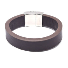 Load image into Gallery viewer, STEEL  LEATHER BRACELET | STB403 - Zawadis.com
