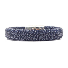 Load image into Gallery viewer, STEEL  LEATHER BRACELET | STB452 - Zawadis.com
