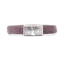 Load image into Gallery viewer, STEEL  LEATHER BRACELET | STB456 - Zawadis.com